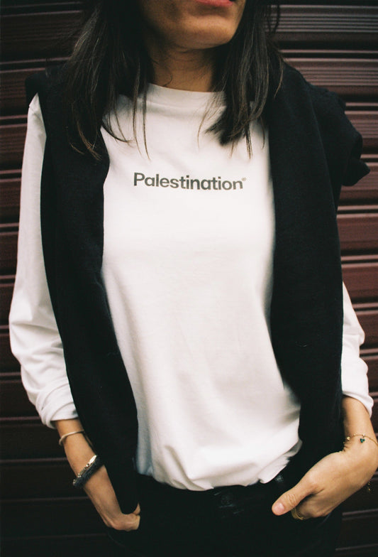 SWEAT SHIRT UNISEXE BLANC COLLAB NAJIR EL MIR